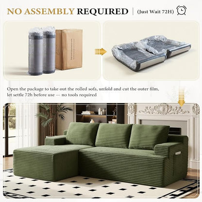 96" Sectional Couches for Living Room Cloud Couch Sofa - Image 5