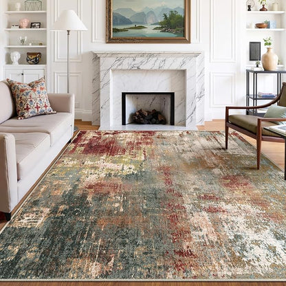 RELEANY Washable 6'x9' Abstract Area Rug - Image 8
