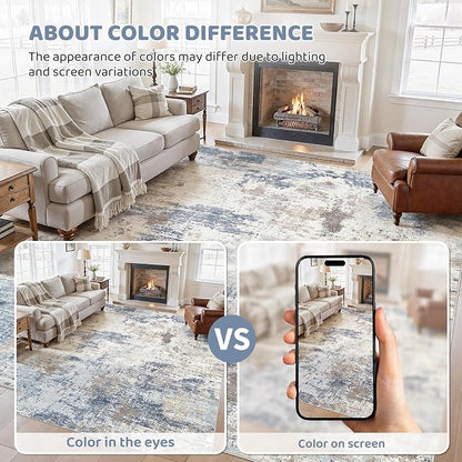 UERMEI 10x12 Area Rug Living Room Rugs - Image 7