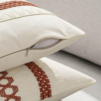 MIULEE Set of 2 Fall Rust Decorative Lumbar Pillow Covers 12x20 | Farmhouse - Image 5