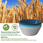 Homestockplus 50 Oz Large Cereal Bowls, Unbreakable Salad Bowl Set of 6, Sturdy and Stackable Serving Bowls, Microwave Dishwasher Safe Color Bowls Set for Oatmeal, Soup, Ramen, Salad, Snack -6 Colors