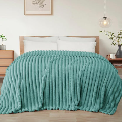 Exclusivo Mezcla Striped King Size Fleece Blanket by ExclusivoMezcla