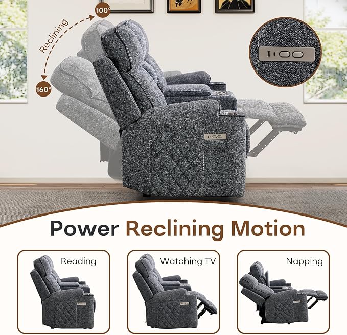 HAOMARKETS Power Recliner Chair Set of 2 - Image 3