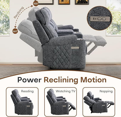 HAOMARKETS Power Recliner Chair Set of 2 - Image 3