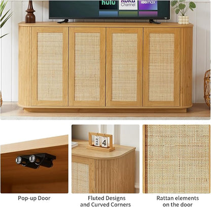 LKTART 64" Sideboard Buffet Cabinet - Image 4