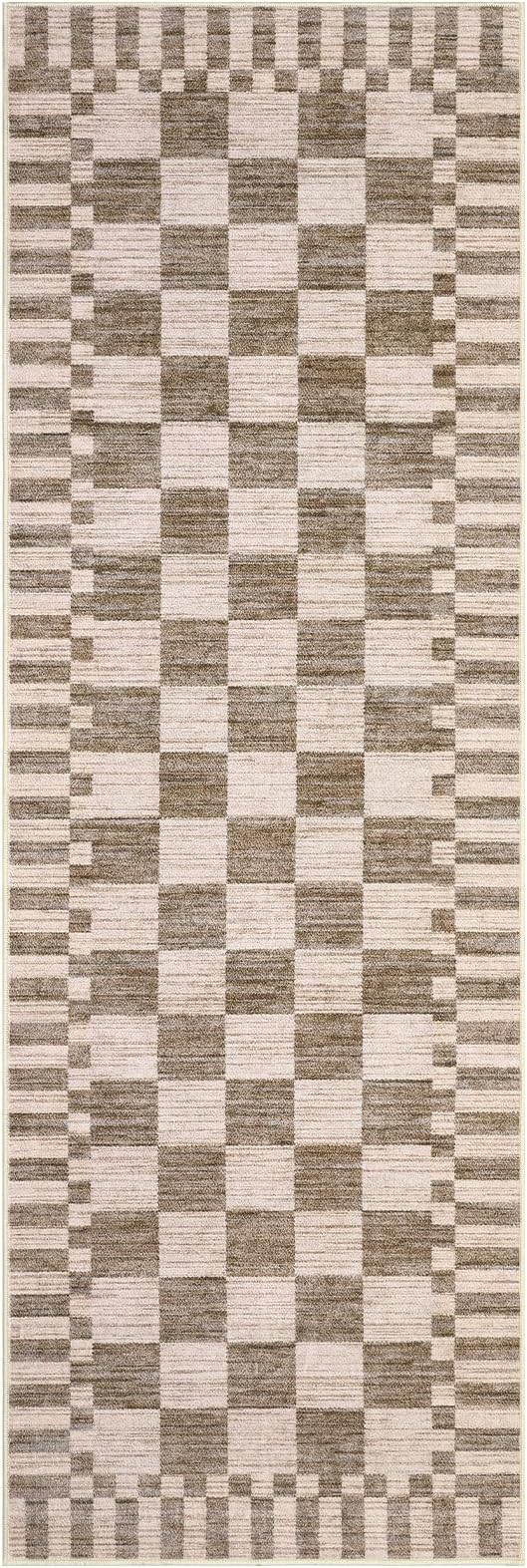 GarveeHome 2x8 Checkered Kitchen Runner Rug - Image 5