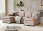 110" U-Shaped Sectional Sofa by Meilocar