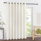 NICETOWN Thick Linen Sliding Door Curtains 84 inch Length, 100 Inch Wide by NICETOWN