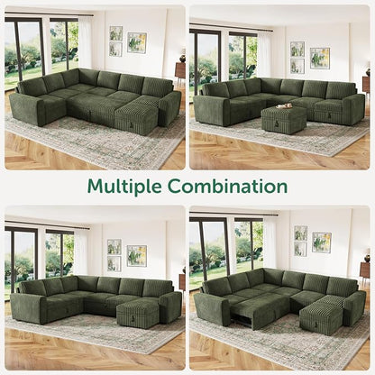 HONBAY Modular Sectional Sleeper Sofa - Image 6