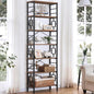 HOMISSUE Tall Bookshelf, 84 Inch Industrial Bookshelf by Homissue