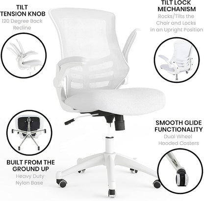 Flash Furniture Kelista Mid-Back Swivel Office Chair - Image 5