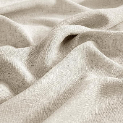 MIULEE Cream Linen Curtains 52x72 Inch 2 Panels - Image 4