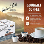 Boston’s Best - Blueberry Cobbler Flavored Coffee Blend, Dessert Gourmet Compatible with Keurig Coffee Maker, 1 Count (42 Single Serve Medium Roast Cups)