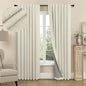 Darkening Curtains for Bedroom 72 Inch Length 2 Panels Coastal Linen Textured by Pitalk