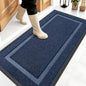 OLANLY Front Door Mat Outside 47x23, All-Season Heavy-Duty Rubber Doormat | Blue by OLANLY