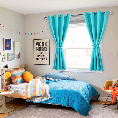 Blackout Curtains for Bedroom, 52 x 54 Inch, 2 Panels | Thermal Insulated & - Image 6