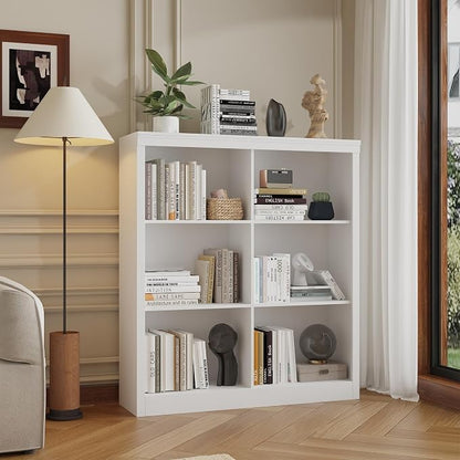 GarveeHome 6 Cube Storage Organizer, 53 Inch Tall Bookcase - Image 9