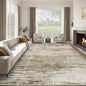 Washable Rug 8x10 Area Rugs for Living Room: Large Neutral Soft Rug Abstract by LOSBULAKE