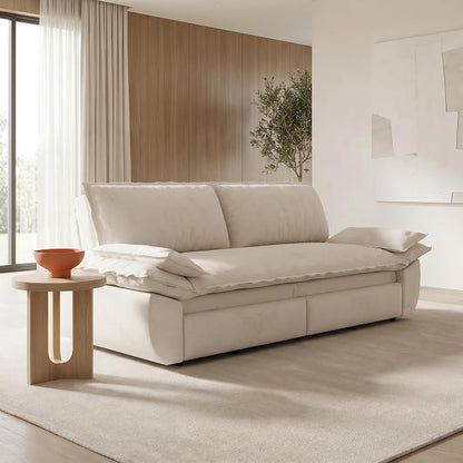 73.2" Sofa Bed Queen, 3-in-1 Pull Out Sofa Bed - Image 11