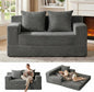 Erament Convertible Sofa Bed, Loveseat Folding Floor Futon Sleeper Sofa Couch by Unknown