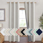 NICETOWN Snowbound Vintage Linen 100% Blackout Curtains by NICETOWN