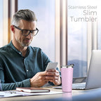 SIPX™ Triple-Insulated Tumblers - 16oz. Premium Modern Tumbler With Lid, insulated Cup Keeps Hot For 6 Hours, Stainless Steel Tumbler Made Of Sustainable Material, Coffee Travel Mug For Home & Office