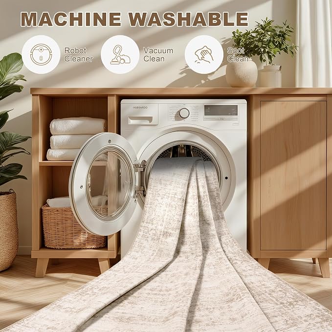 2x3 Area Rugs Living Room: Washable Rug - Image 6