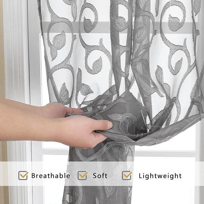 Furman Sheer Curtains 84 inches Long - Image 4