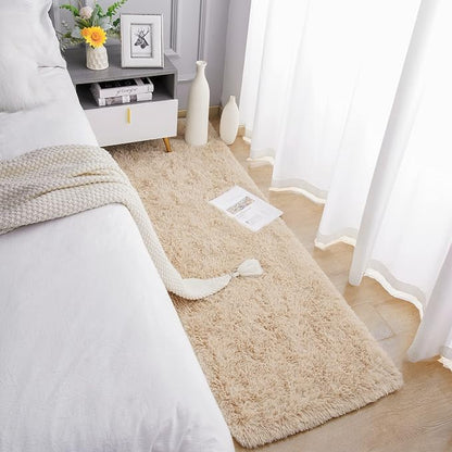 Chicrug Soft Runner Rug for Bedroom Living Room Plush Fluffy Rug 2x10 | Shag - Image 3