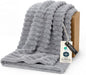 Bedsure Soft Twin Blanket for Bed Decor Gifts Light Grey 60"x80" | Birthday by Unknown