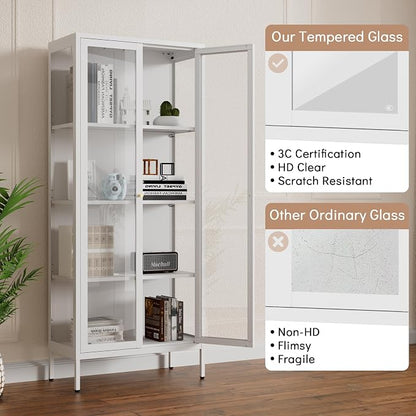 Polup Glass Display Cabinet - Image 4