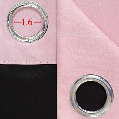 Ombre Gray and Pink Blackout Curtains - Image 7