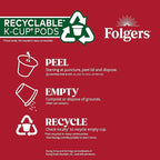Folgers Colombian Coffee, Medium Roast, Keurig K-Cup Pods, 10 Count Box (Pack of 6)
