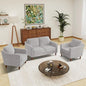 Kingfun Living Room Furniture Sets, 2 Armchair and Loveseat, Mid Century Modern by KINGFUN-Anexcitingoption