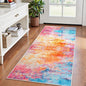 Rugflix 2x6 Runner Rug for Hallway, Washable Colorful Rainbow Runners | Machine by RugflixAreaRugs