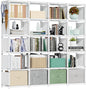 Mavivegue 20 Cube Book Shelf, Storage Organizer, Large DIY Bookcase, Metal Cube by Mavivegue
