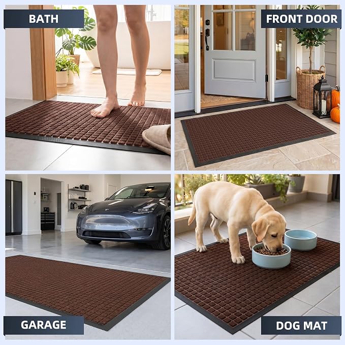 Front Door Mat Outside Entrance, Heavy Duty Waterproof Doormat | 31.5"x20" - Image 6
