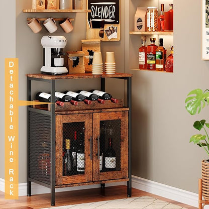 X-cosrack Wine Bar Rack Cabinet - Image 8