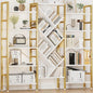 INNOD 70x70” Triple 5 Tier Book Shelf, Large Wooden Bookcase by INNODToddlerTower