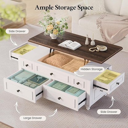 47.2" Lift Top Coffee Table - Image 3