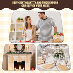 Lounsweer 6 Pcs Thicken Cutting Board Bulk Wood Board for Chopping Serving Charcuterie Material for Laser Engraving Mother' Day Wedding Housewarming Gift