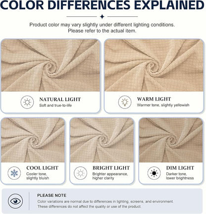 8Pcs Patio Cushion Covers, Outdoor Stretch Cushion Covers, Washable | Stretch - Image 6