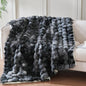 50x60 Inches Ultra-Soft Fuzzy Faux Fur Plush Throw Blanket by Serenhom