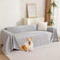 MYSKY HOME Light Gery Chenille Sofa Cover by MYSKYHOME