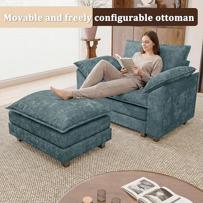 JUMMICO 40" Chaise Lounge Chair - Image 4
