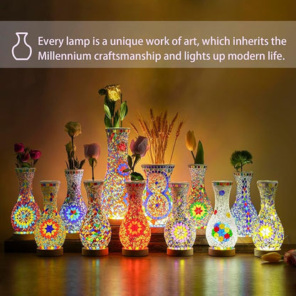 Turkish Mosaic Table Lamp for Living Room or Bedroom Decoration - Image 6