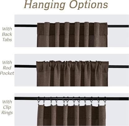 RYB HOME White Sheer Curtains 108 inches, Extra Long Ceiling Curtains | Light - Image 5