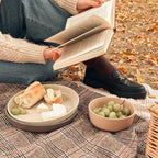 Set of 4 Porcelain Bowls, 25oz - Microwave, Dishwasher & Oven Safe for Soup, Cereal, etc.