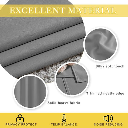 NICETOWN Blackout Sliding Door Curtain - Image 4