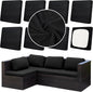 8Pcs Outdoor Cushion Covers, Patio Cushion Covers, Stretch Elastic Slipcovers by dreahoteztil